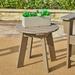 Beachcrest Home™ Ramonita Plastic/Resin Outdoor Side Table in Brown | 19 H x 20 W x 20 D in | Wayfair 5FC288A17106437AA21303C27F834C2D