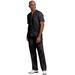 Stacy Adams Men's Linen Set (Size M) Black, Linen,Cotton