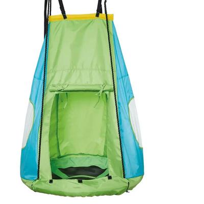 Spielzelt für Nestschaukel 110 cm mit 2 Fenster und 2 Türen - Happy People Image