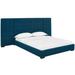 Modway Sierra Tufted Upholstered Fabric Queen Platform Bed Frame With Headboard