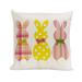 16" Bunny Trio Easter Pillow by National Tree Company - 16 in