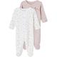 NAME IT Baby - Mädchen Nbfnightsuit 2p W/F Violet Rainbow Noos Baby und Kleinkind Schlafanz ge, Violet Ice, 80 EU