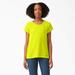 Dickies Women's Cooling Short Sleeve Pocket T-Shirt - Bright Yellow Size M (SSF400)