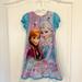 Disney Pajamas | Disney Frozen Anna And Elsa Girls Night Gown. Size 6/6x | Color: Brown/Tan | Size: 6g