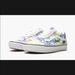 Vans Shoes | Brand New!!! Mens Vans “Tie-Dye” Comfycush Old Skool Sneakers!!! | Color: Blue/White | Size: Various