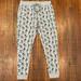 American Eagle Outfitters Pants | American Eagle Outfitters Mickey Disney Pj Sweatpants Pants | Color: Cream/Brown | Size: M