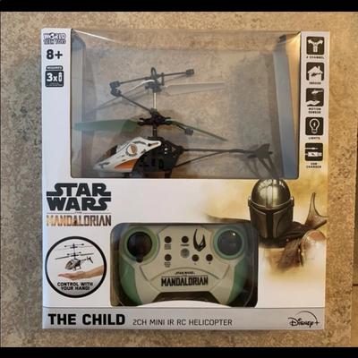 Disney Toys | Disney Star Wars "The Mandalorian" Rc Helicopter | Color: Orange/White | Size: Box