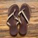 American Eagle Outfitters Shoes | American Eagle Flip Flops | Color: Brown | Size: 9