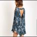 Free People Dresses | Free People Sexy Smooth Talker Tunic Dress Size S New | Color: Blue/Green | Size: S