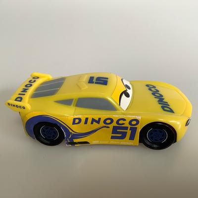 Disney Toys | Disney Pixar Cars 3 Dinoco Cruz Ramirez Plastic Cake Topper | Color: Yellow | Size: Os