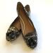 Coach Shoes | New Coach Leather Ballet Flats Size 7.5 | Color: Black/Tan | Size: 7.5