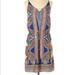 Anthropologie Dresses | Gorgeous Greylin Tribal Dress From Anthropologie | Color: Blue/White | Size: S