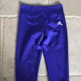 Adidas Bottoms | Adidas Blue/Red Leggings Size Mm 10/12 | Color: Blue/Red | Size: Mg