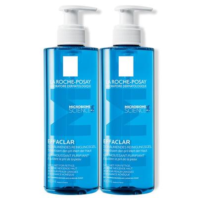 La Roche-Posay Effaclar Schäumendes Reinigungsgel bei unreiner, fettiger Haut 2x400 ml Gel Image