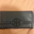 Tory Burch Bags | Lightly Used Tory Burch Leather Wallet - Bluestone | Color: Blue | Size: Os