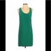 J. Crew Dresses | J. Crew Green Satin Shift Dress Sundress With A Strappy Back Design Euc | Color: Green | Size: 8