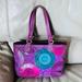 Coach Bags | Euc Coach Patchwork Leather Tote Bag Purse Lg | Color: Blue/Purple | Size: 14x9