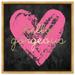 Oliver Gal Gorgeous Salute Hot Pink - Textual Art on Canvas Canvas, Wood in Brown | 20 H x 20 W x 2 D in | Wayfair 17786_20x20_CANV_PSGLD