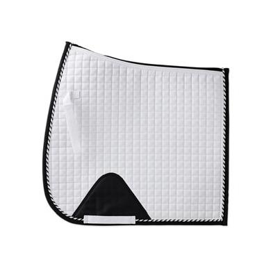 SmartPak Deluxe Dressage Saddle Pad with Mesh Spine and COOLMAX - White - Smartpak