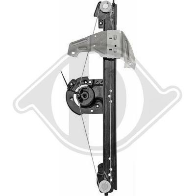 DIEDERICHS Fensterheber vorne rechts ohne Elektromotor für PEUGEOT CITROËN TOYOTA 9222T6 698100H010 4080120