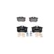 BOSCH Bremsensatz-Hinterachse COATED DISC / STANDARD Bremsensatz, Scheibenbremse hinten rechts links voll 232mm für SKODA VW SEAT PEUGEOT ZHONGHUA (BR