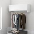 vidaXL Wardrobe High Gloss White 100x32.5x35 cm Engineered Wood