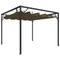 vidaXL Garden Gazebo with Retractable Roof 3x3 m Taupe 180 g/m²