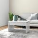 vidaXL Coffee Table White 68x50x38 cm Engineered Wood