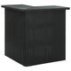 vidaXL Corner Bar Table Black 100x50x105 cm Poly Rattan