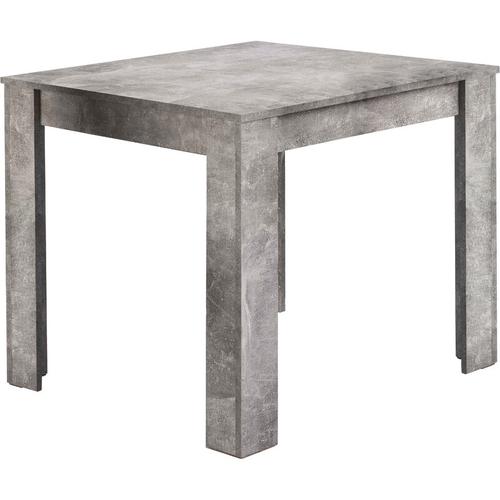 Esstisch Nepal / Moderner Küchentisch in Beton-Optik / Platzsparender Tisch / 80 x 80, h 75 cm