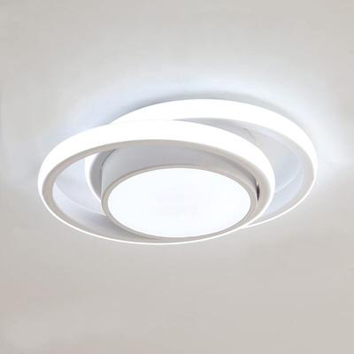 COMELY Moderne LED-Deckenleuchte, Runde Deckenlampe 27 cm für Flur, Schlafzimmer, Badezimmer,