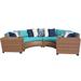 Laguna 4 Piece Outdoor Wicker Patio Furniture Set 04c