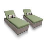 Florence Chaise Set of 2 Outdoor Wicker Patio Furniture