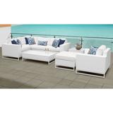 Miami 8 Piece Outdoor Wicker Patio Furniture Set 08g