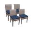 4 Monterey Armless Dining Chairs