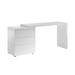 NEST White Lacquer Extendable Office Desk