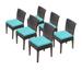 6 Barbados Armless Dining Chairs