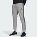Adidas Pants | Adidas Men Fleece Tapered Cuff 3-Stripes Pants Medium Grey Heather/Black Gk8824 | Color: Gray | Size: Xl