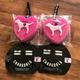 Pink Victoria's Secret Bath & Body | New Bundle Of 4 Victoria’s Secret Pink Beauty Bath Set For 2 Face Masks Sponges | Color: Black/Pink | Size: Os