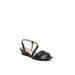 Women's Yasmine Wedge Sandal by LifeStride in Black (Size 8 1/2 M)