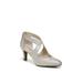 Wide Width Women's Giovanna 2 Pump by LifeStride in Platino (Size 9 W)