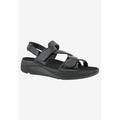 Wide Width Women's Serenity Sandal by Drew in Black Combo (Size 9 1/2 W)