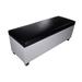 Winston Porter Kenley 36 Pair Shoe Storage Bench Solid Wood/Fabric in Gray/Yellow | 20 H x 53 W x 20.5 D in | Wayfair