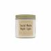 Purveyors of Fragrance Social Media Night Light Magnolia Blossom Scented Jar Candle Soy in White | 4.9 H x 3.5 W x 3.5 D in | Wayfair D12SA004