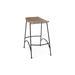 Jamie Young Company Stool Metal/Wicker/Rattan in Black/Brown | 24 H x 21 W x 15 D in | Wayfair 20WING-CSNA