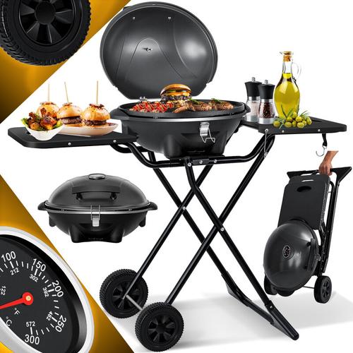Kesser – elektrischer Elektrogrill 2in1 Tischgrill – Standgrill mit Deckel und Standfuß max. 2400