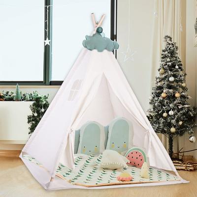 Indoor Dollhouse Indian Play Tent Children Teepee Tent - 47 in. x 47 in.x 52 in.