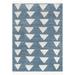 Well Woven Kennedy Triangles Modern Geometric Pattern Area Rug