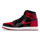 Men's Jordan 1 Retro High OG Hand Crafted Black/Archaeo Brown (DH3097 001), Black/White-varsity Red, 7 UK