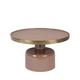 Table basse design en métal D60cm rose